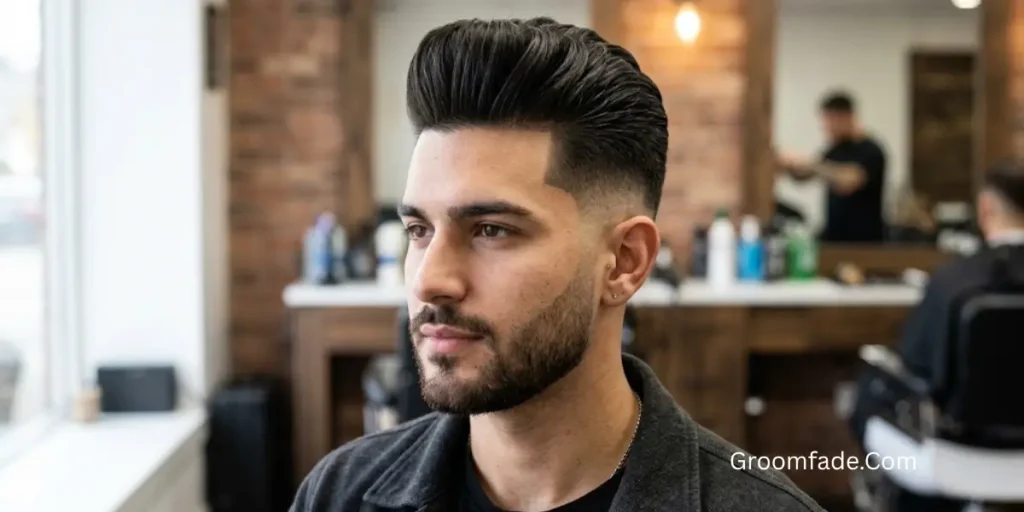 Pompadour Fade Haircut