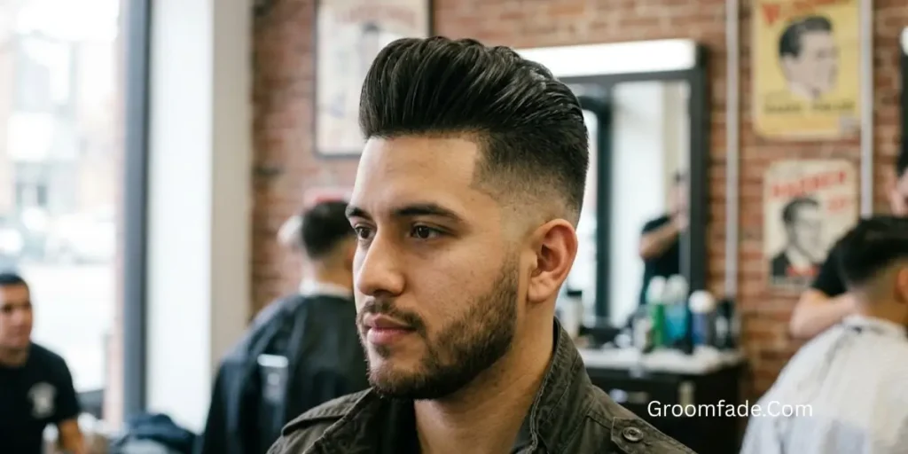 Pompadour High Fade