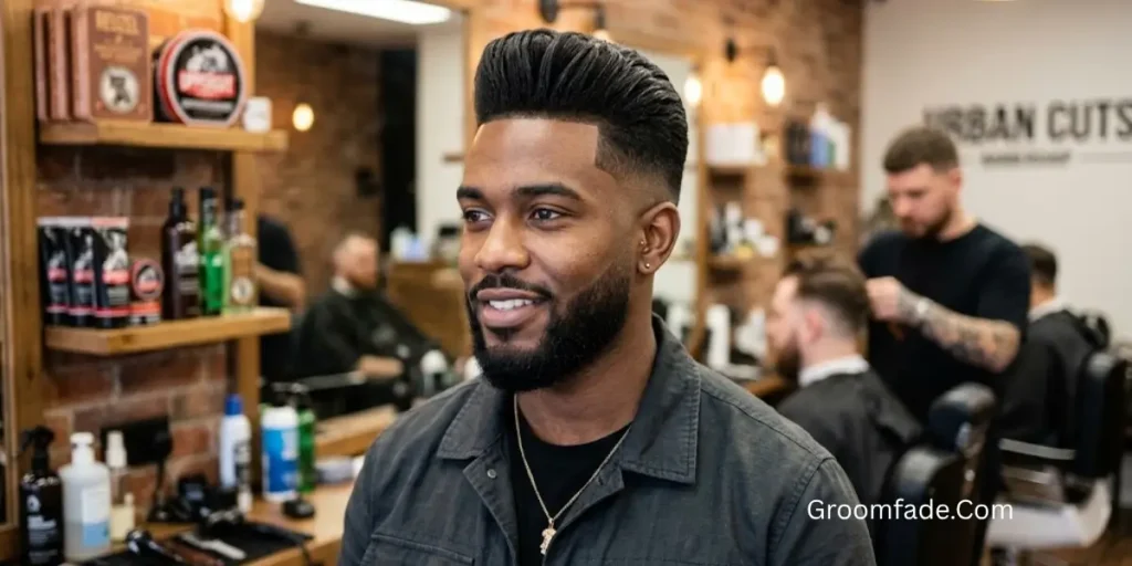 Pompadour Mid Fade