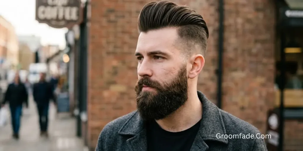 Pompadour With Beard