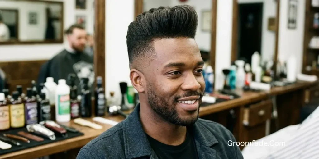 Pompadour for Black Men