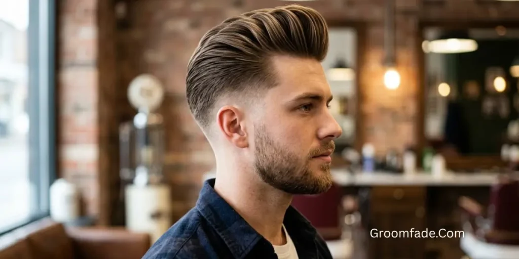 Pompadour for Straight Hair