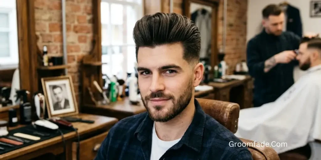 Pompadour for Thick Hair