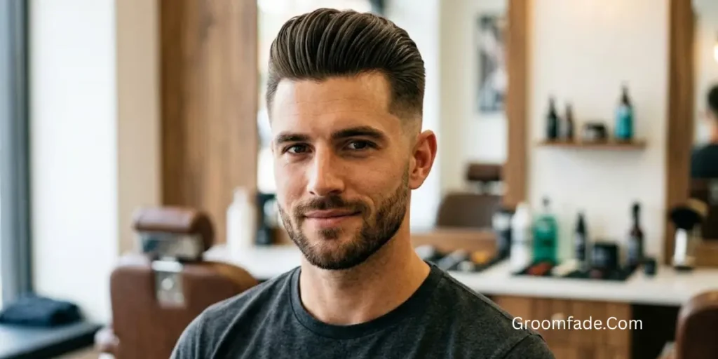 Short Pompadour Haircut