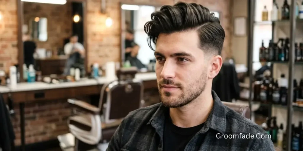 Side Swept Quiff