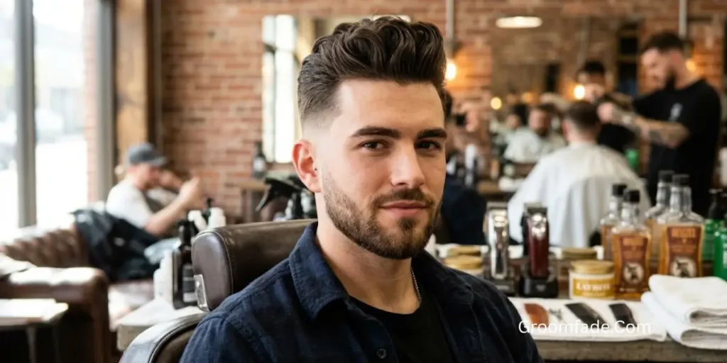 Skin Fade Pompadour