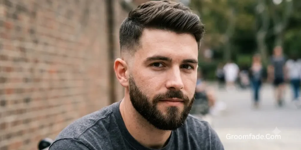 Skin Taper Fade With Beard