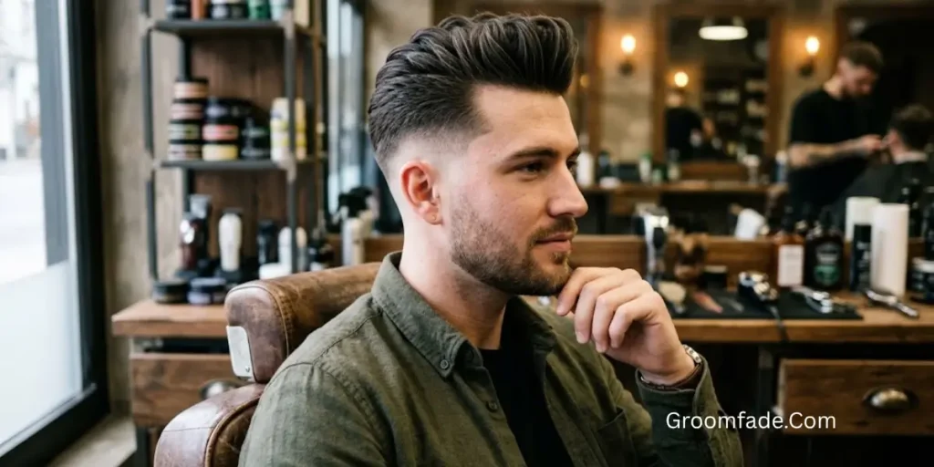 Taper Fade Pompadour