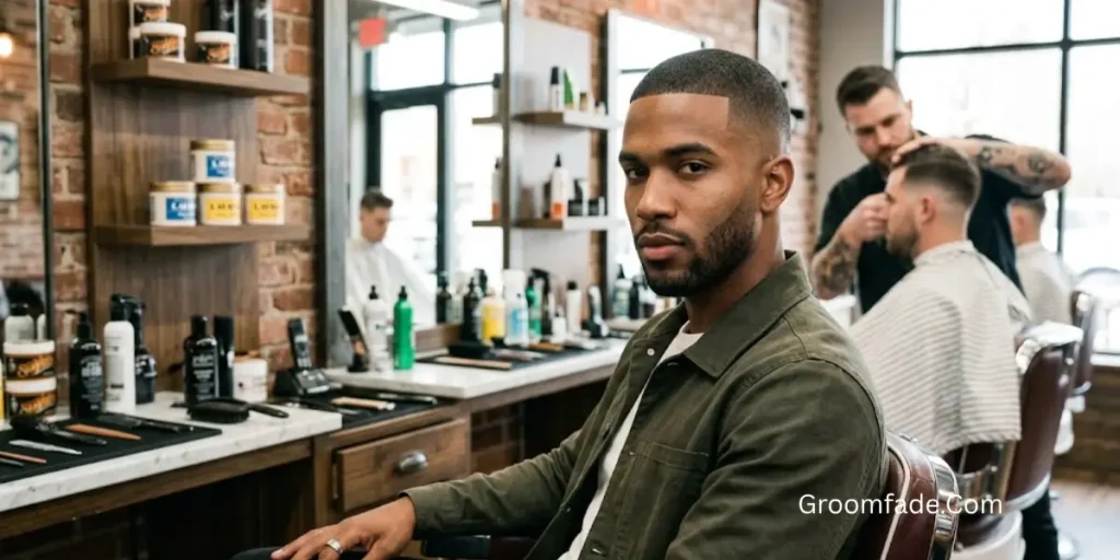 Temple Fade Buzz Cut