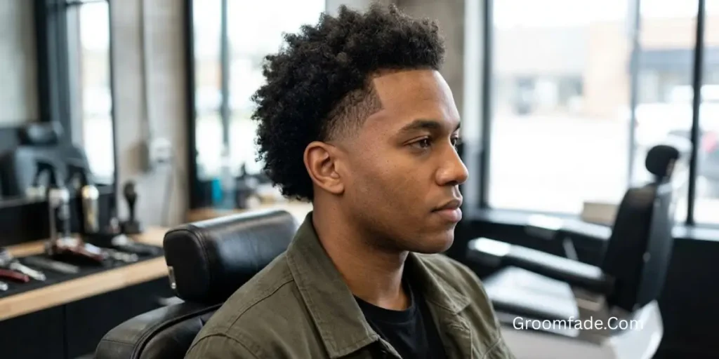 Temple Fade Medium Hair