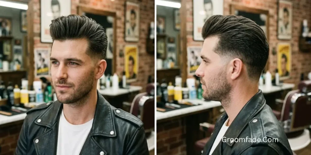  Temple Fade Pompadour