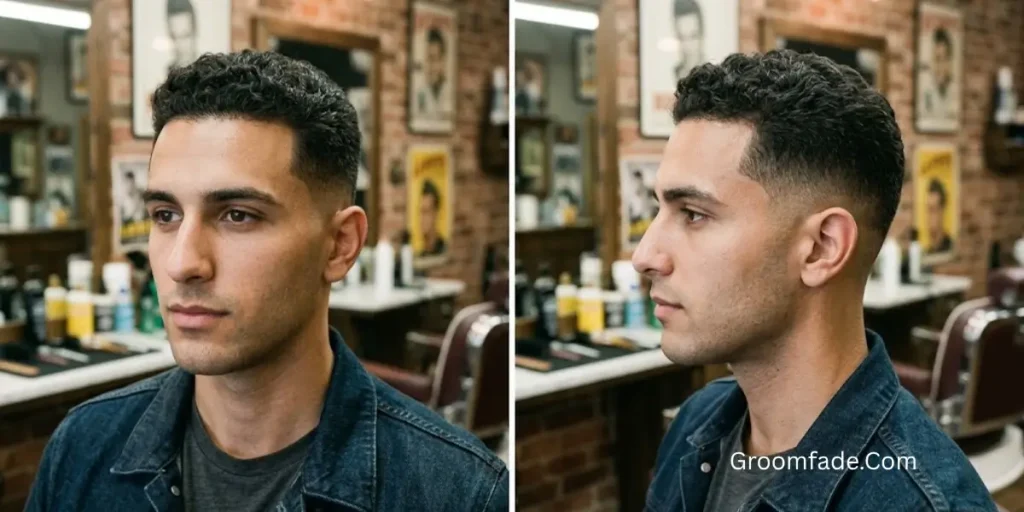Temple Fade with Short Hair