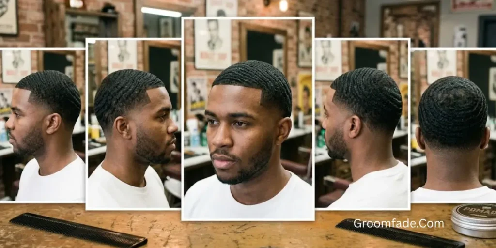 Temple Fade with Waves