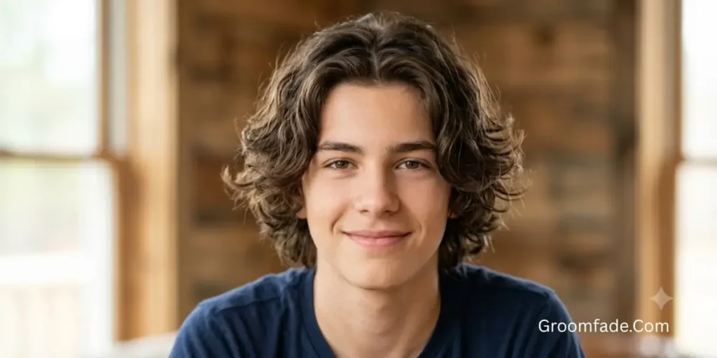 Wavy Middle Part