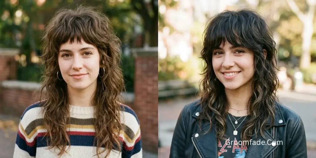 70s Shag Mullet vs Modern Shag Mullet