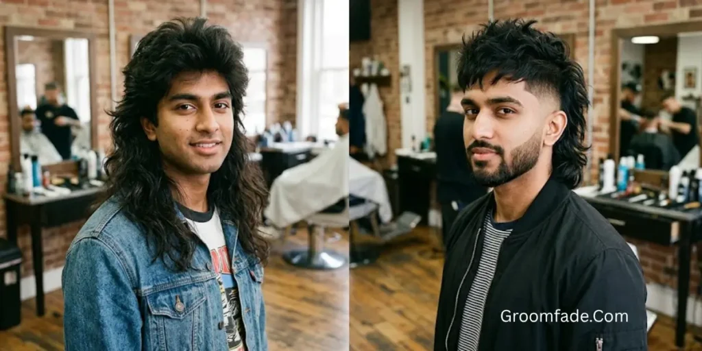 80s Mullet vs Wolf Cut