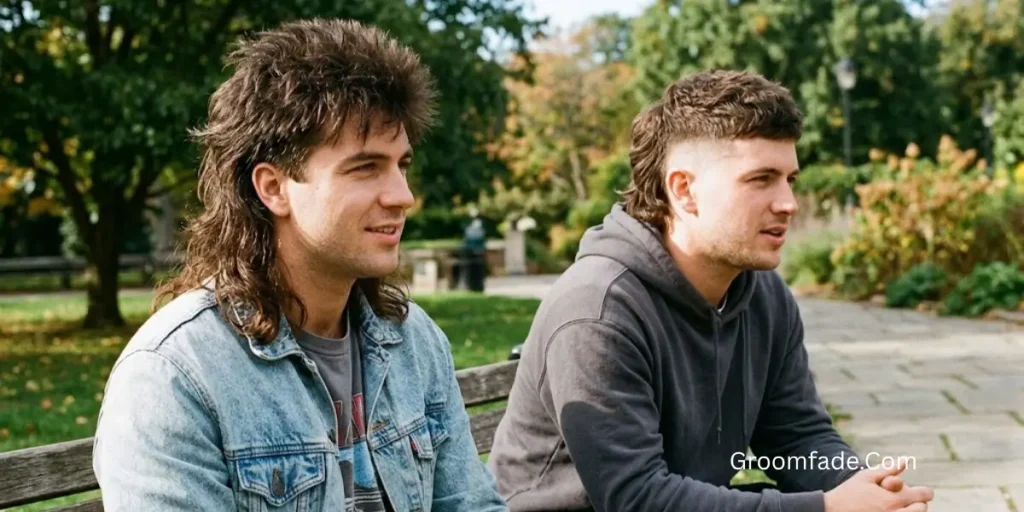 80s Mullet vs Modern Mullet