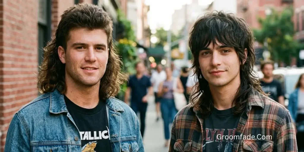 80s Mullet vs Wolf Cut