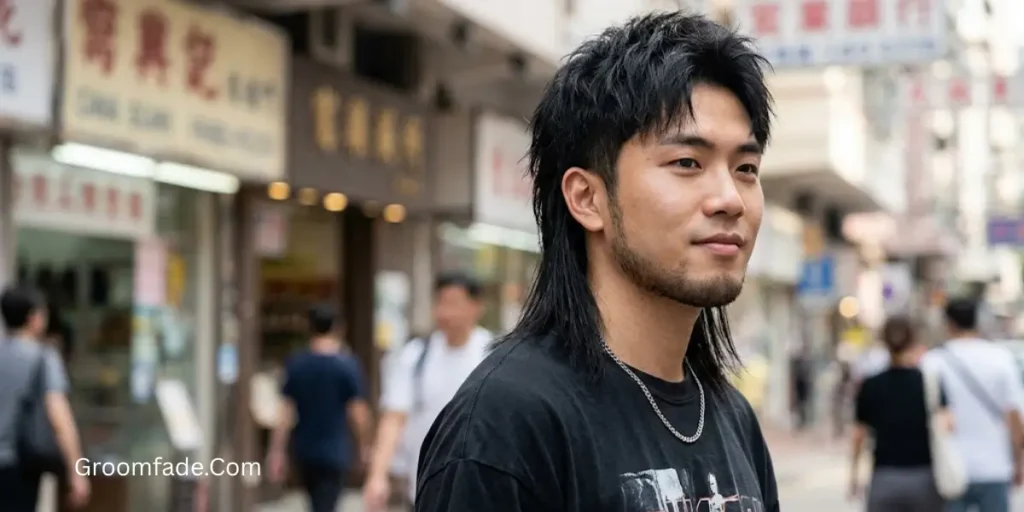 Asian Mullet Hairstyle