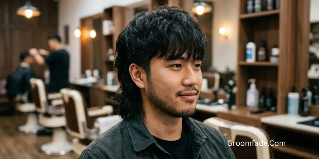 Asian Mullet for Thick Hair
