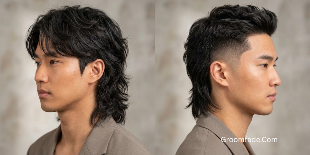 Asian Mullet vs Taper Mullet