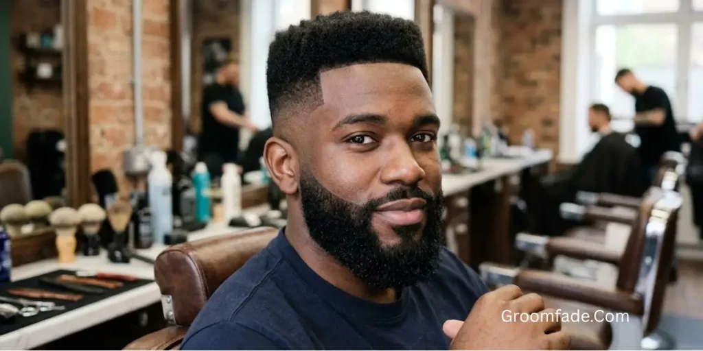 Box Fade With Beard