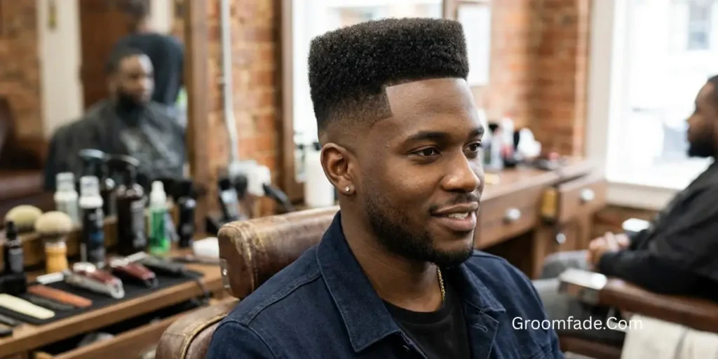 Box Fade for Coily Hair
