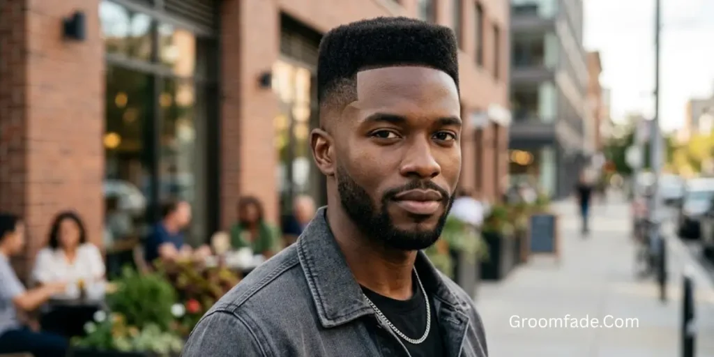 Box Fade for Oval Faces