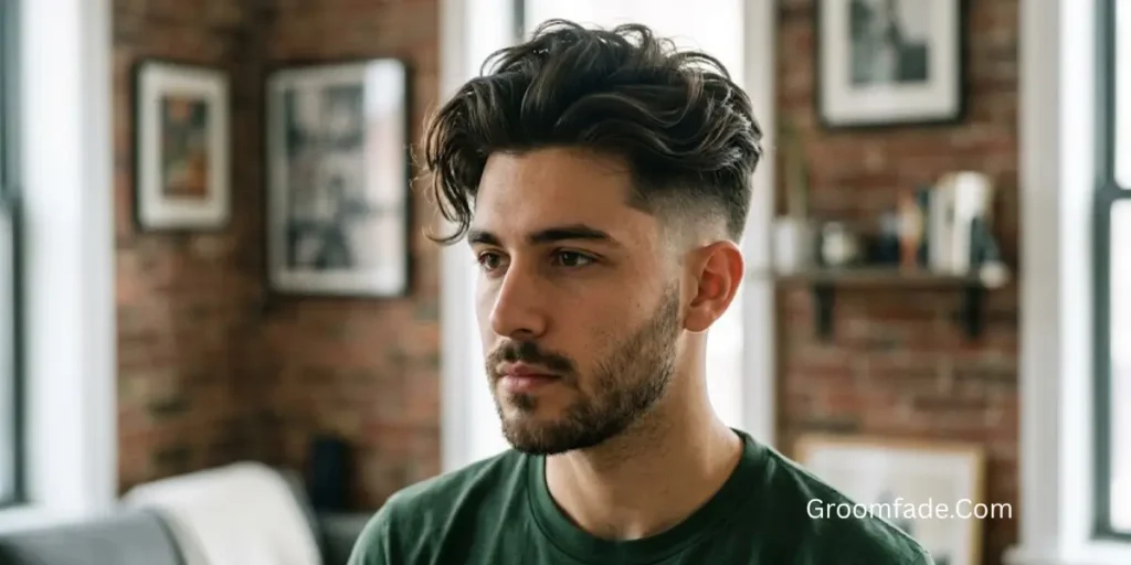 Brooklyn Fade With Long Hair