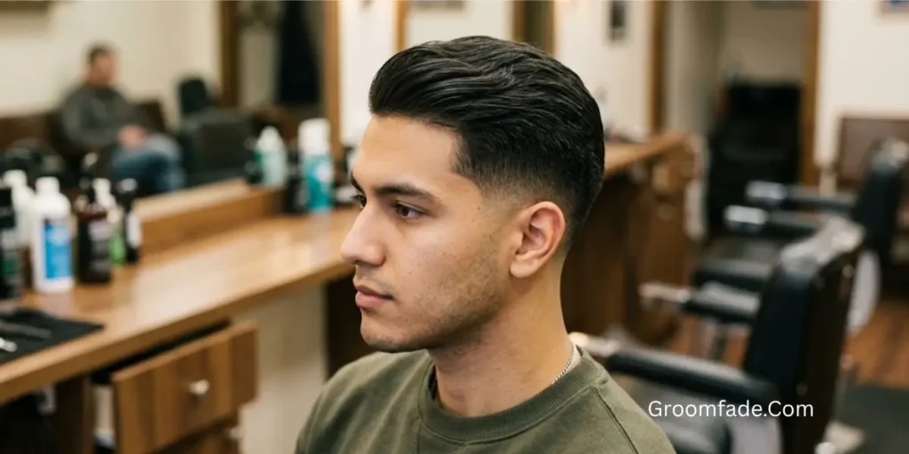 Brooklyn Fade With Straight Hair