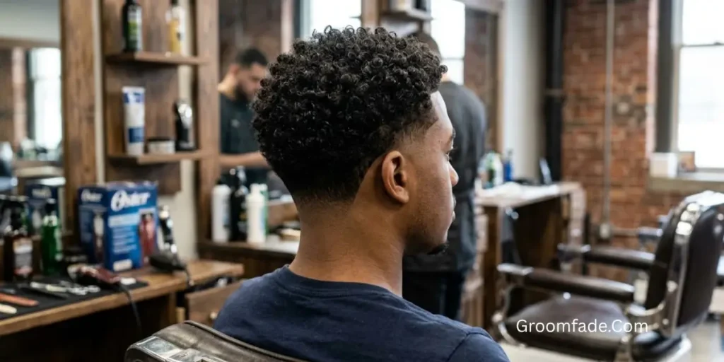 Brooklyn Fade for Curly Hair