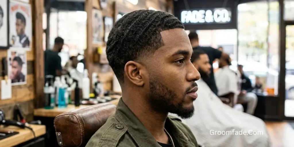 Brooklyn Fade for Wavy Hair