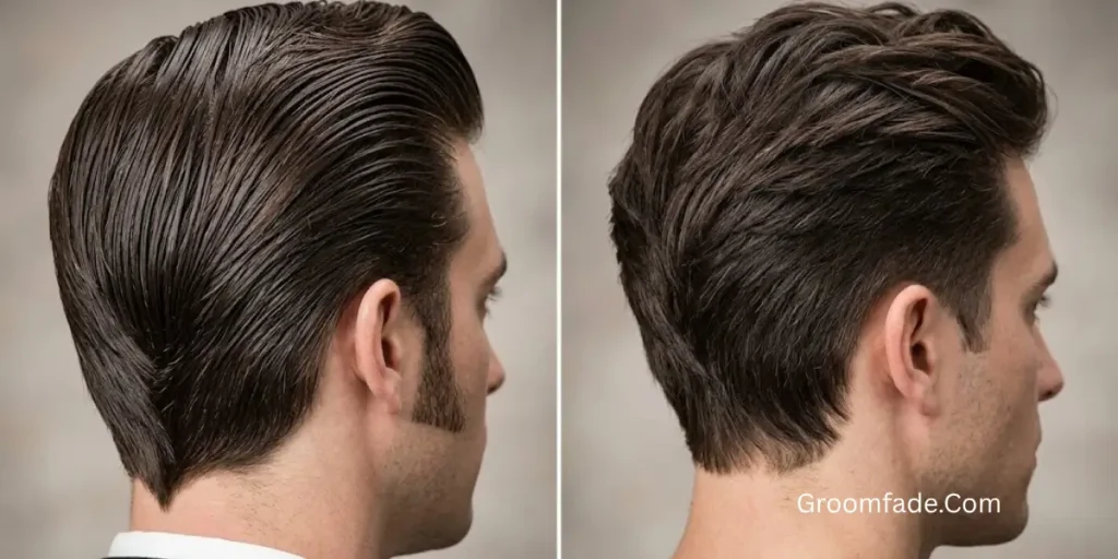 Classic vs Modern Ducktail Haircut