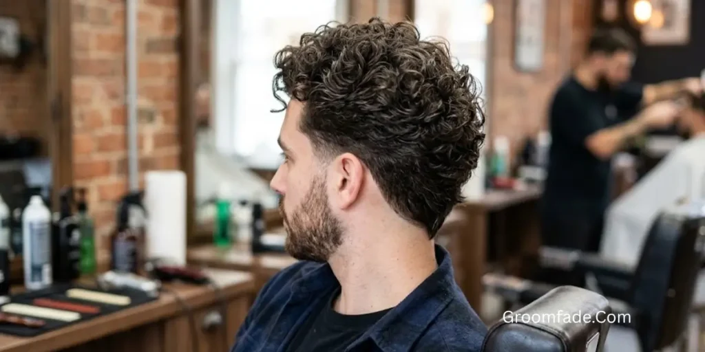 Ducktail Haircut for Curly Hair