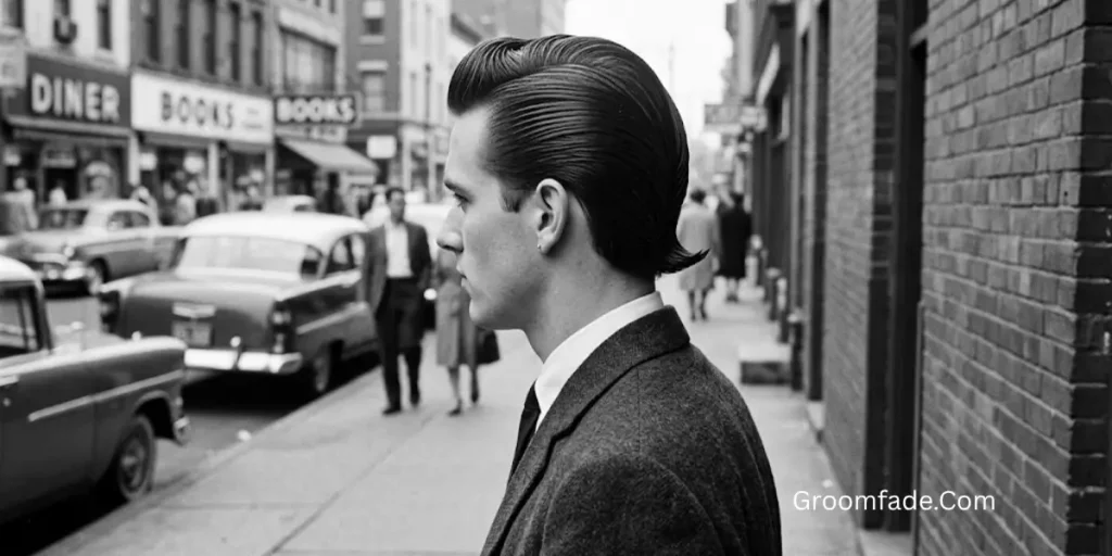 Ducktail Haircut for Straight Hair