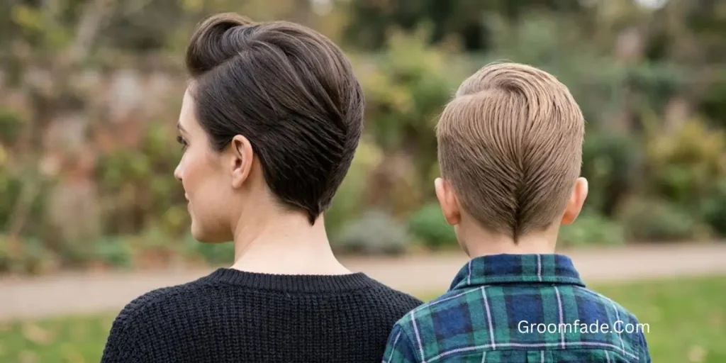 Ducktail Haircut for Women and Boys