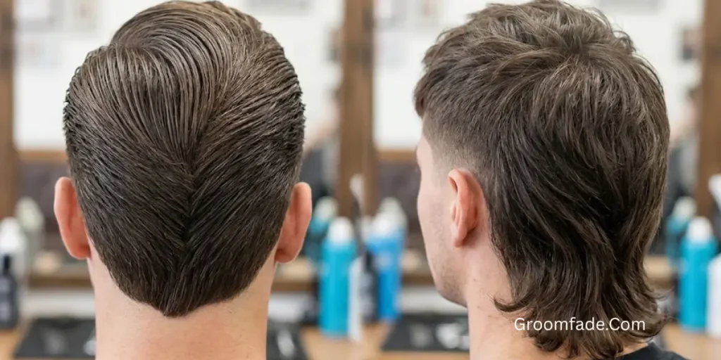 Ducktail vs Mullet