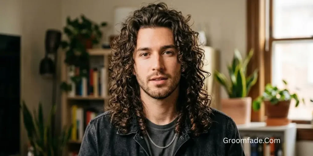 Long Curly Mullet Styling