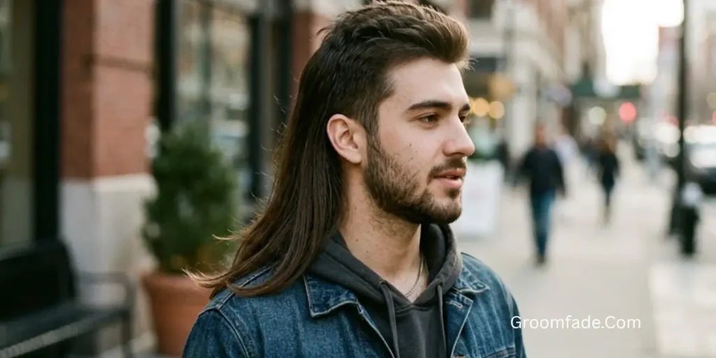 Long Mullet Men With Straight Hair