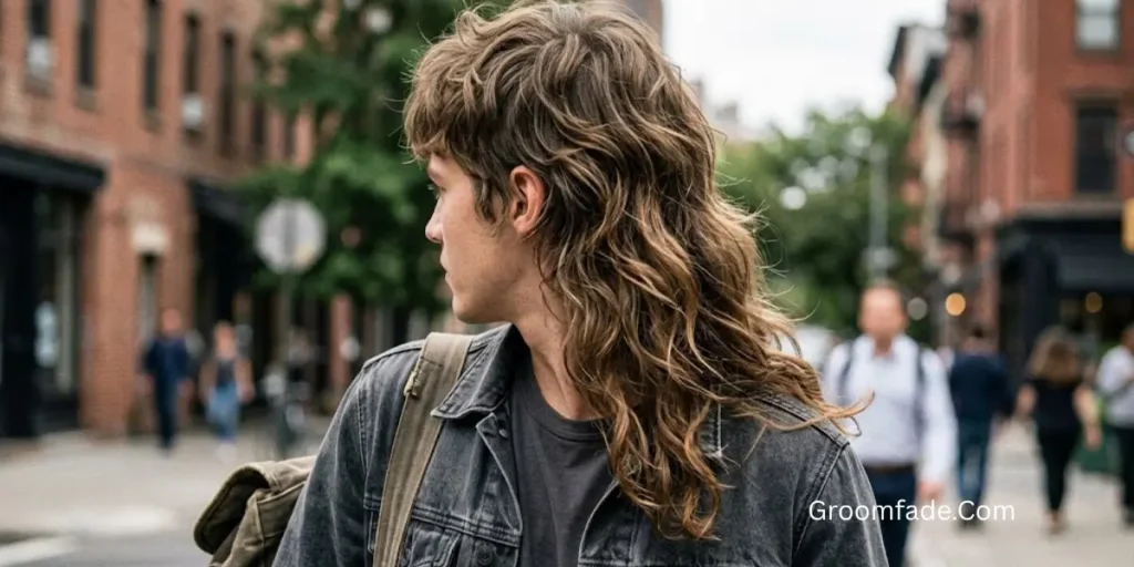 Long Wavy Mullet