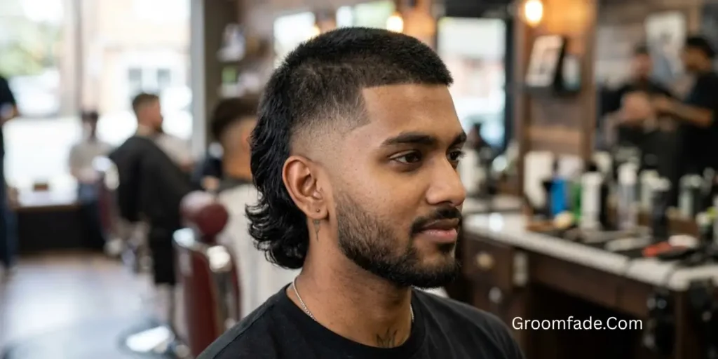 Low Fade Mullet Buzz Cut