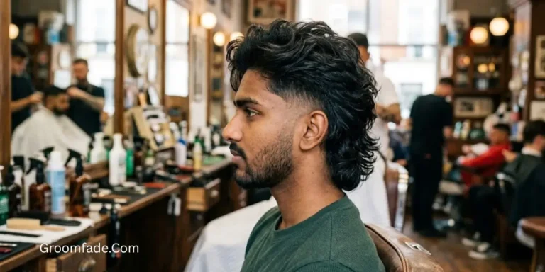 Low Fade Mullet Haircut