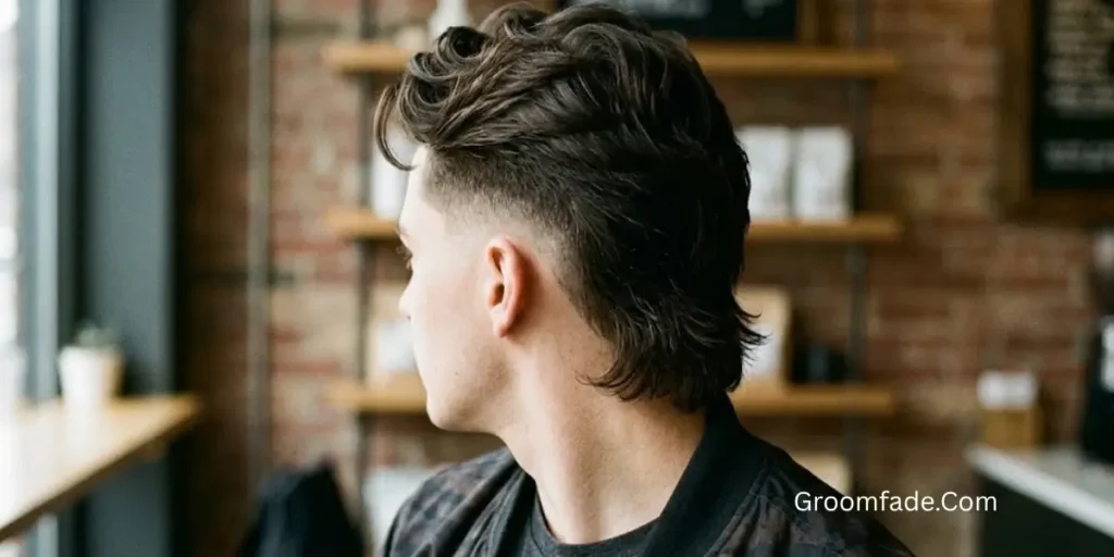 Low Taper Fade Mullet