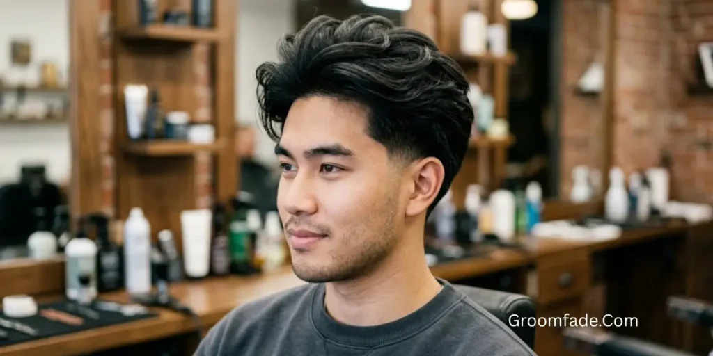Low Taper Fluffy Hair for Straight Hair