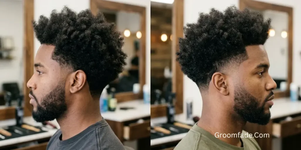 Low Taper vs Low Taper Fade for Fluffy Hair