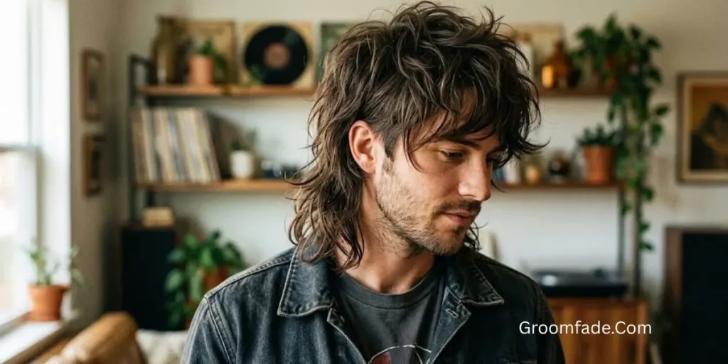 Messy Long Mullet