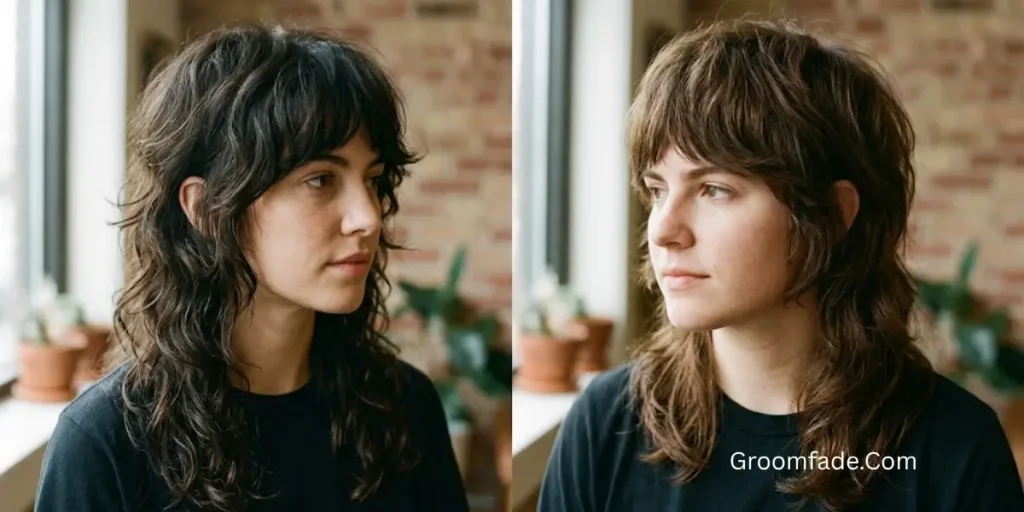 Modern Shaggy Mullet vs Classic Shag Mullet