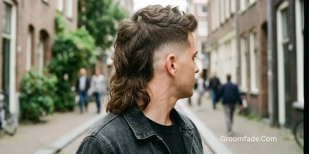 Reverse Fade Mullet