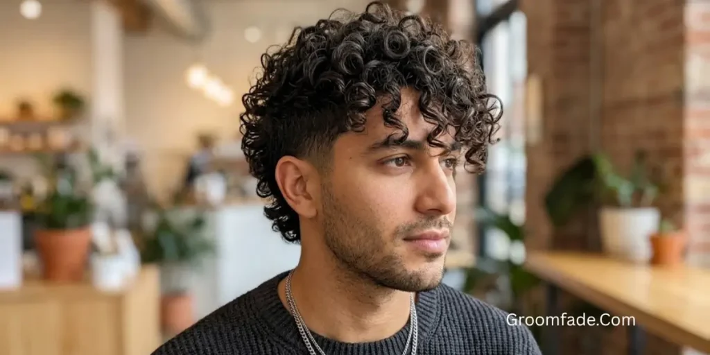Reverse Mullet for Curly Hair