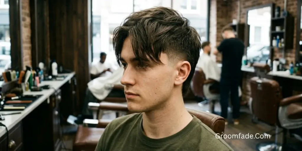 Reverse Mullet for Straight Hair